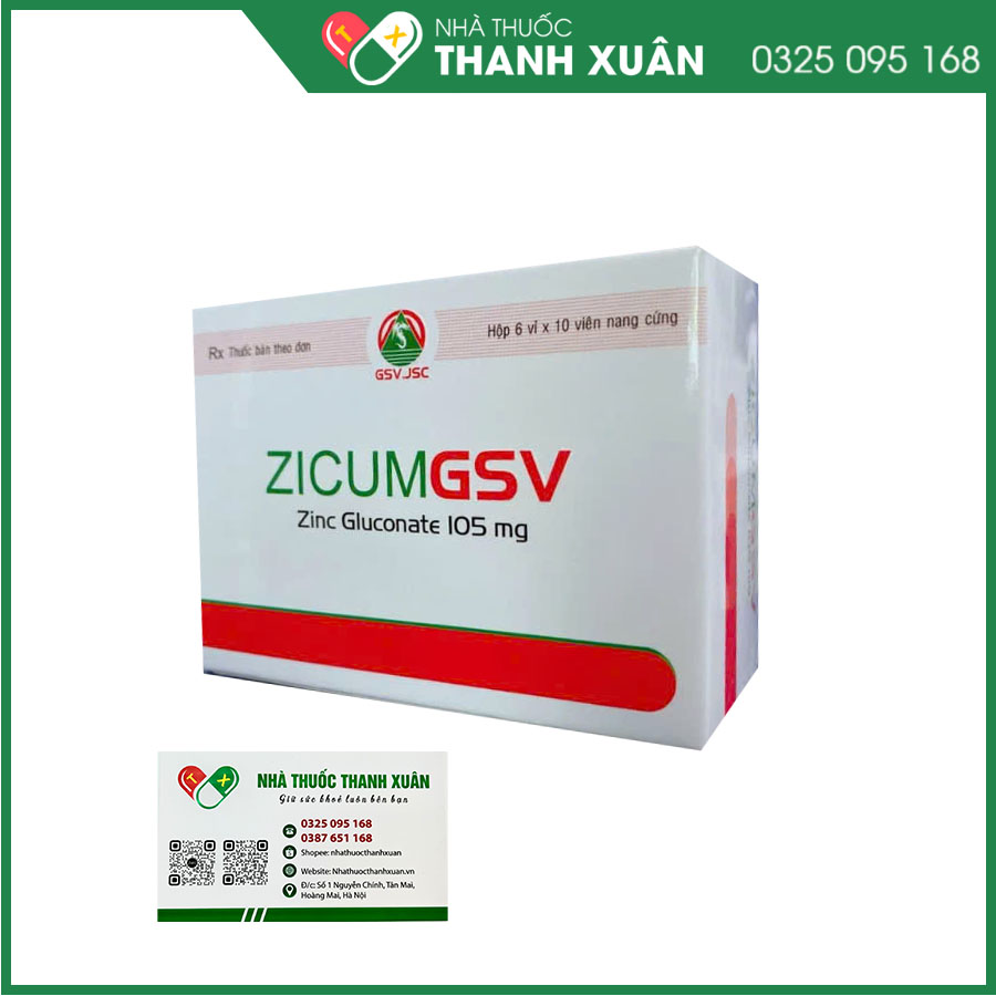 Thuốc Zicumgsv điều trị rối loạn tiêu hoá, suy nhược cơ thể, các tổn thương ngoài da, tăng đề kháng đường hô hấp